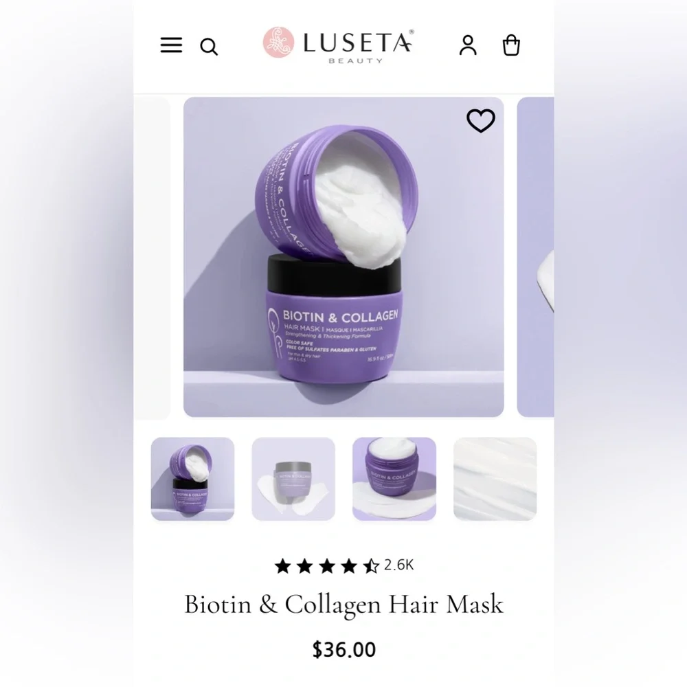 Luseta Biotin & Collagen Hair Mask - Picture 6 of 6